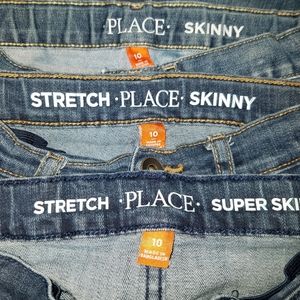 Lot Of 3 size 10 boys skinny and super skinny jean